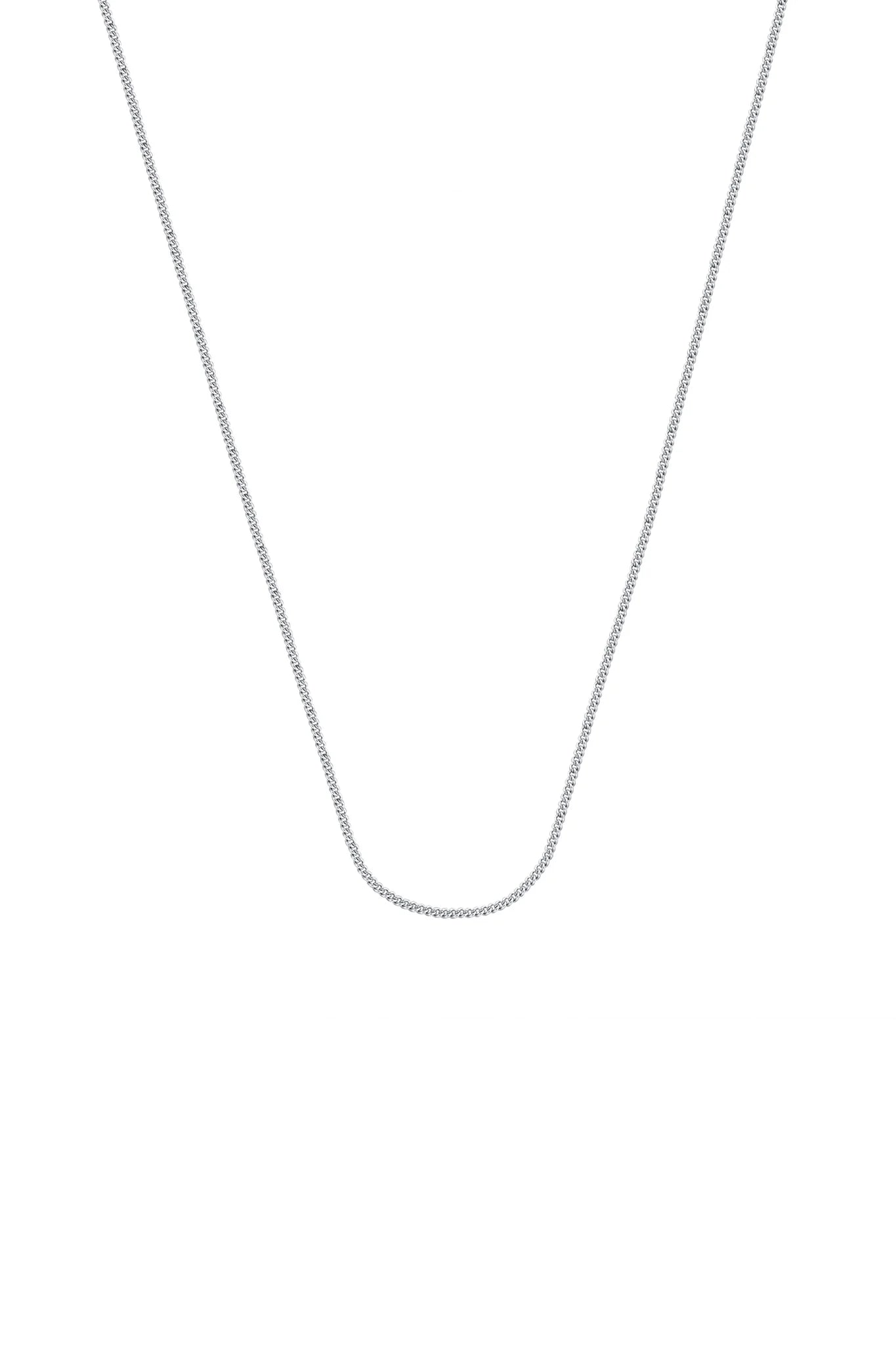 Thin Curb Chain-Necklace