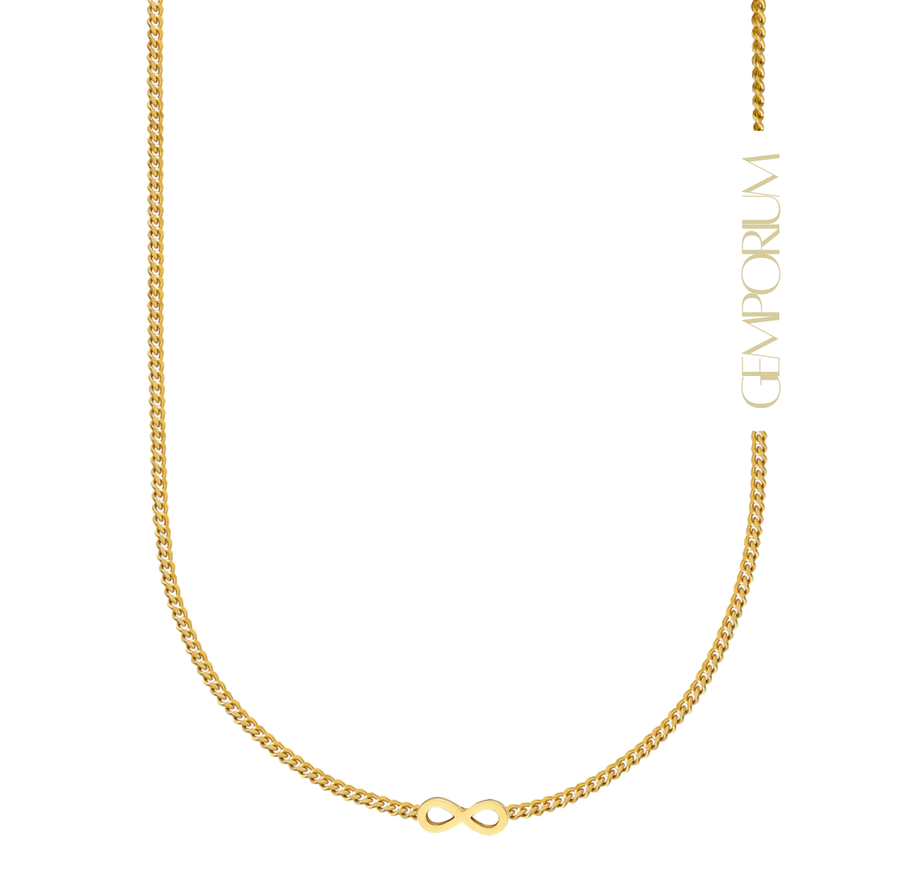 Infinity Curb Necklace
